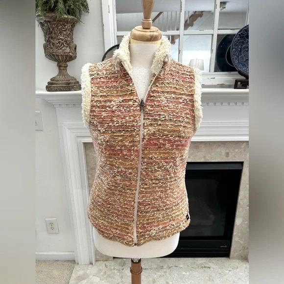 Snow Angel Shetland Sweaterknit Vest - Picture 1 of 6